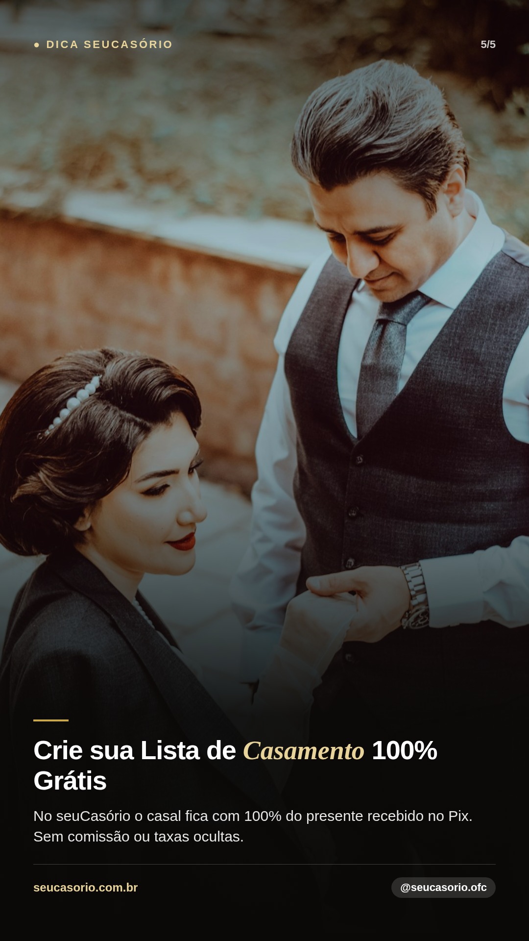 Crie sua Lista de Casamento 100% Grátis