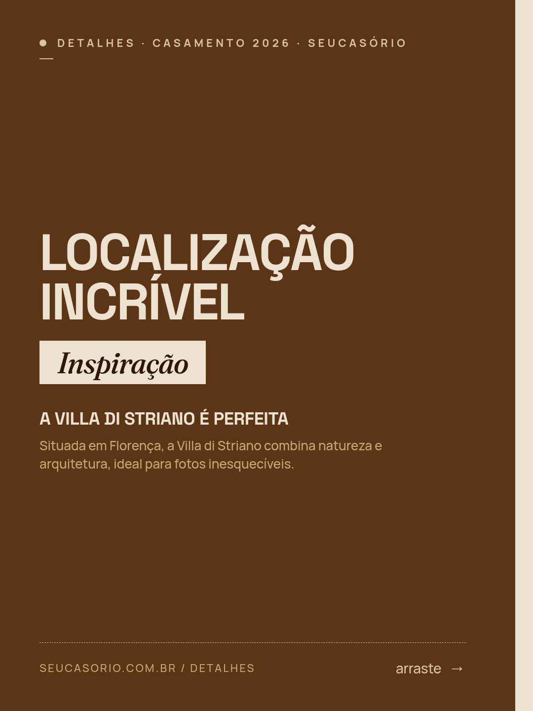 Localização incrível