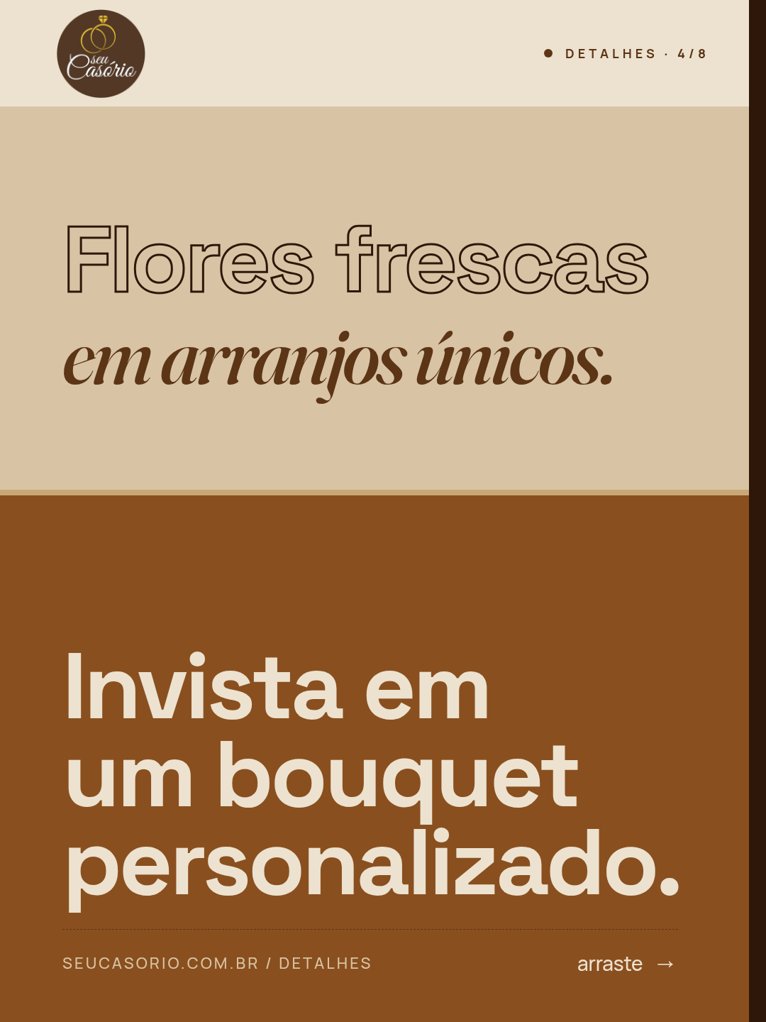 Flores frescas