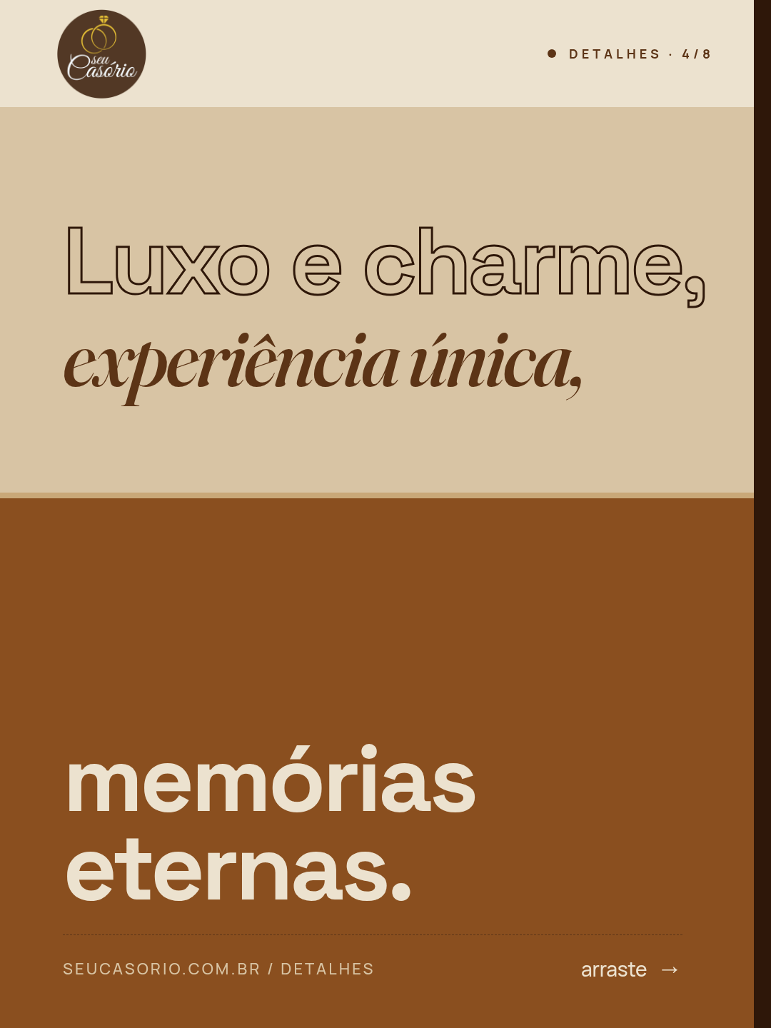 Luxo e charme,